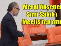 Akşener, Sakık'ı Genel Kurul'dan çıkarttı!
