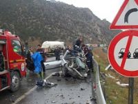 Kongre dönüşü kaza; 1 ölü, 10 yaralı