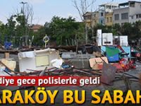 Beyoğlu'nda sabaha karşı yıkım