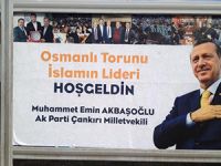 Çankırı'da skandal 'Erdoğan' afişleri!