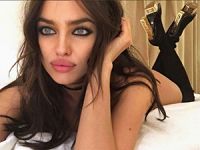 Irina Shayk'ın çıplak pazar keyfi