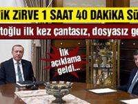 Erdoğan – Davutoğlu arasındaki zirve sona erdi