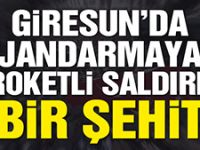 Giresun’da jandarma karakoluna saldırı: 1 şehit