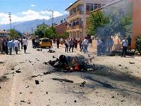 Tunceli'de bomba yüklü araçla saldırı: 3'ü ağır 9 yaralı