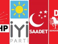 CHP, İYİ Parti, SP, ve DP ittifak konusunda anlaştı