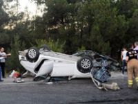 Uşak'ta korkunç kaza! Kamyon kırmızı ışıkta araçları biçti: 2 ölü, 17 yaralı