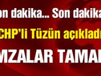 CHP'li muhalifler yeterli imzayı topladı!