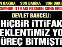 Bahçeli AKP ile ittifakını resmen bitirdi