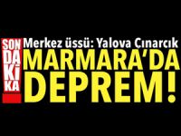 Yalova’da deprem! Marmara sallandı! İstanbul, Bursa, Kocaeli hissetti