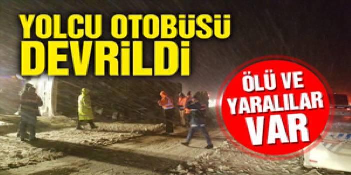 Son dakika… Kırşehir’de yolcu otobüsü devrildi! Ölü ve yaralılar var
