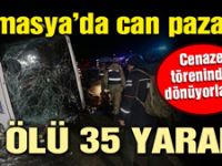 Amasya’da otobüs devrildi! Ölü ve yaralılar var