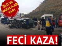 Manisa'da işçi servisiyle otomobil çarpıştı: 1 ölü, 19 yaralı