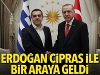Erdoğan, Çipras ile bir araya geldi