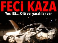 D-100 Karayolu'nda zincirleme kaza: 1 ölü, 4 yaralı