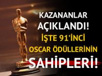 Oscar Ödülleri'ni kazananlar belli oldu!