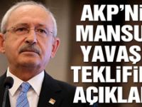 Kılıçdaroğlu, AKP’nin Mansur Yavaş’a teklifini açıkladı