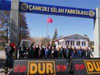 İYİ Parti'nin belediye başkan adayı 'Baba Raif'i MKE Top Fabrikası'na sokmadılar!