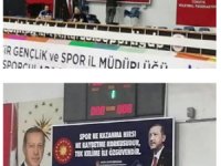 Balıkesir'de Atatürk'ün sözünü indirip yerine Erdoğan'ın sözünü astılar