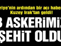 MSB duyurdu! 3 şehidimiz var