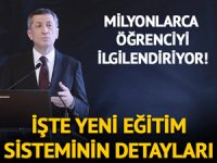 Milli Eğitim Bakanı Ziya Selçuk açıkladı! Liselerde yeni eğitim sisteminin detayları...