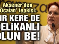 Akşener’den ‘Öcalan’ tepkisi: Bir kere de delikanlı olun be!