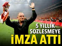 Galatasaray, Fatih Terim ile 5 yıllık yeni sözleşme imzaladı