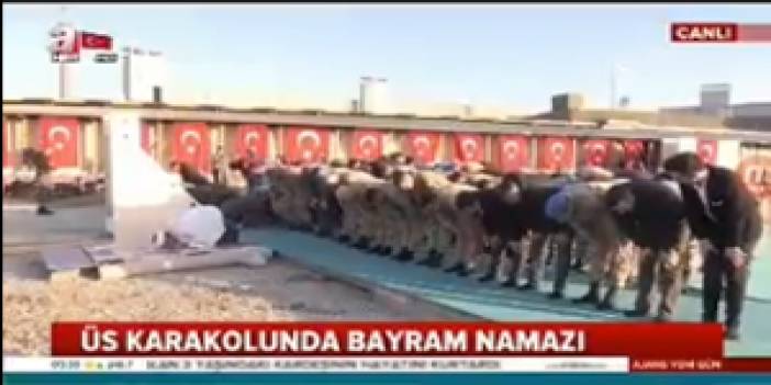 Canlı yayında 'bayram namazı' karıştı!