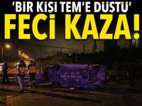 Küçükçekmece'de feci kaza: 1 ölü, 5 yaralı