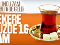 Şekere yüzde 16 zam