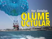 Tekneye bağlı paraşütle 50 metreden denize düşen Filistinli turist öldü