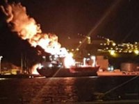 İzmir’de LPG gemisinde patlama: Bir ölü 16 yaralı