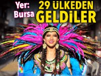 Bursa'da sokaklar rengarenk oldu