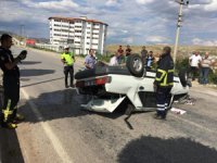 Çankırı'da otomobil takla attı! 2 yaralı