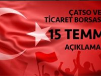 "15 Temmuz hain darbe girişiminin 3'üncü yıldönümünde; Unutmadık, unutturmayacağız"