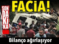 Giresun'da yolcu minibüsü dereye devrildi! Ölü ve yaralılar var