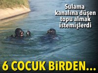 Adana'da 6 çocuk akıntıya kapıldı! 2'si kayboldu!