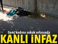 Ağrı'da genç kadına sokak ortasında kanlı infaz!