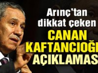 Bülent Arınç’tan dikkat çeken ‘Canan Kaftancıoğlu’ açıklaması!