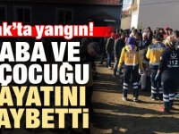 Uşak’ta facia! Yangın bir aileyi yok etti!