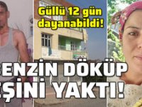 Diyarbakır'da evli olduğu kadını benzin dökerek yaktı!