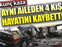 Çorum-Ankara karayolunda fecikaza! Aynı aileden 4 kişi öldü