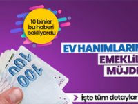 TBMM'ye sunulan yasa geçerse ev hanımları emekli olabilecek