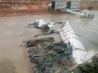 Çankırı'da yeni Valilik binasının çatısı uçtu!