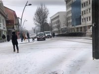 Kar yağışı, Çankırı'yı bembeyaz yaptı