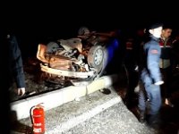 Denizli'de yolcu otobüsü ile otomobil çarpıştı! 3 Ölü