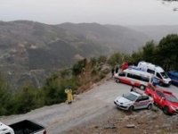 Alanya'da otomobil uçurumdan düştü: 1 Ölü, 1 yaralı