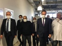 Çankırı'da 'sosyal mesafe'yi hiçe sayan Çivitcioğlu ve Vali Aktaş!