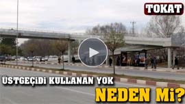 30 metrelik yola 100 metrelik üst geçit!